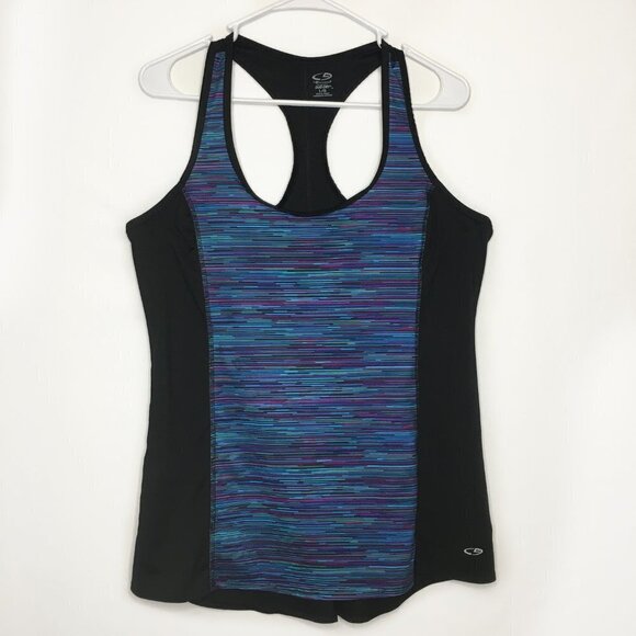 Champion C9 Semi Fitted Space Dye Duo Dry Racerback Tank LARGE - Picture 1 of 7
